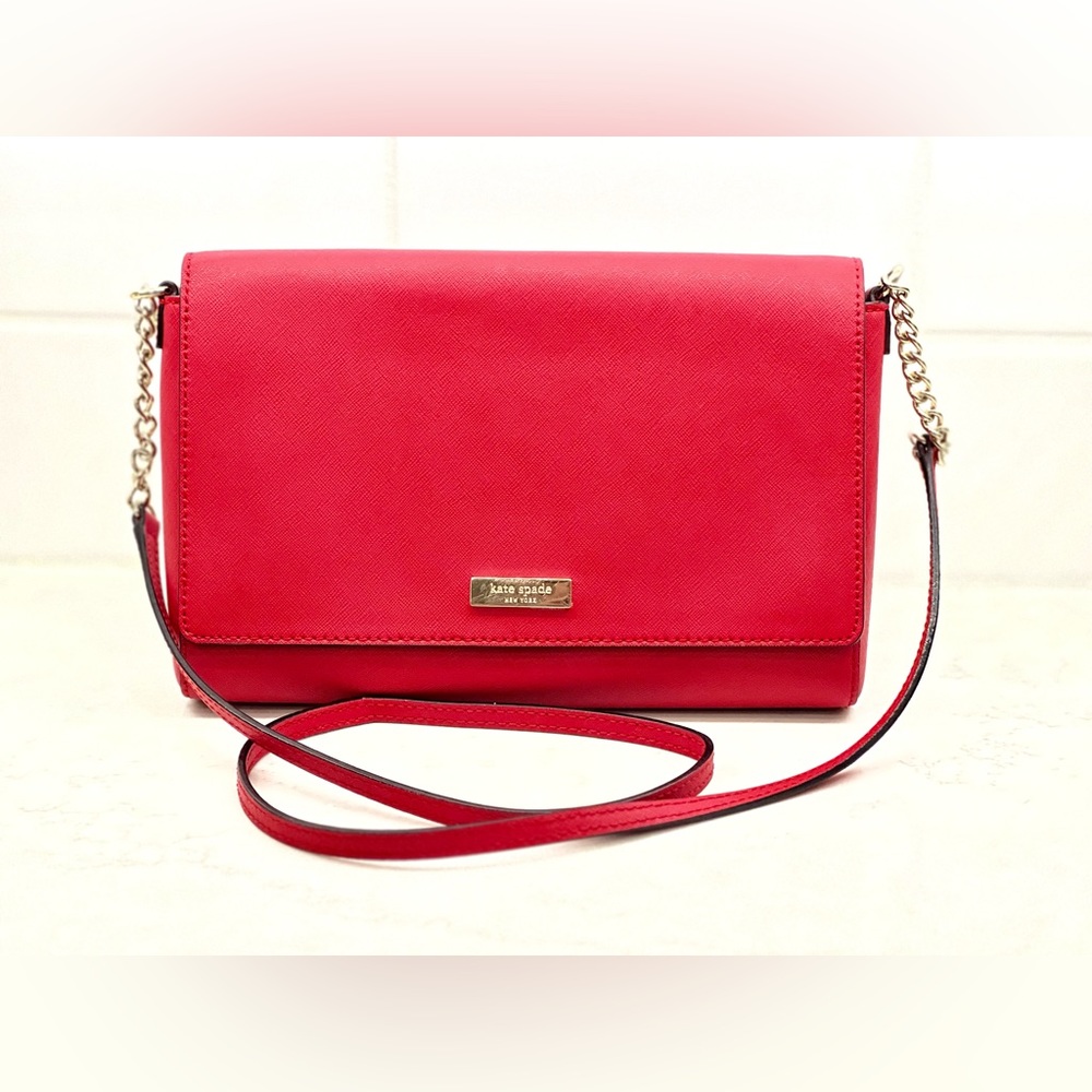 Kate Spade “Alek Tilden Place” Crossbody (Pillbox Red)